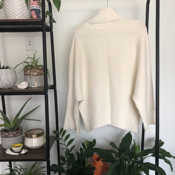 MOTH Anthropologie Sweater- High Low Cowl Neck - Picture 2 of 3